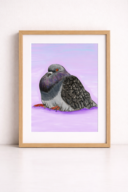 Pigeon A5 Print