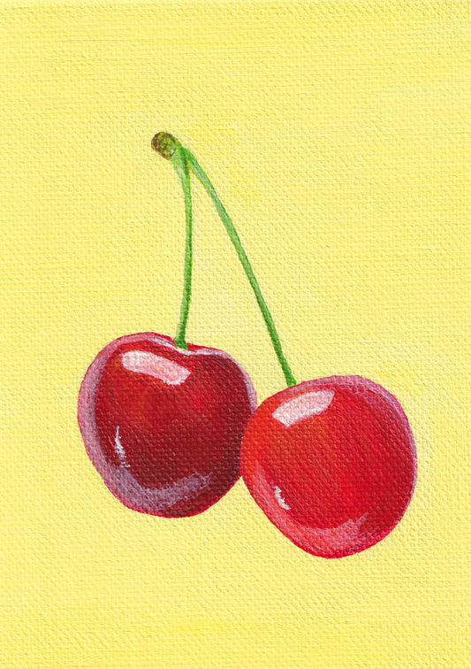 Cherries A5 Fine Art Print