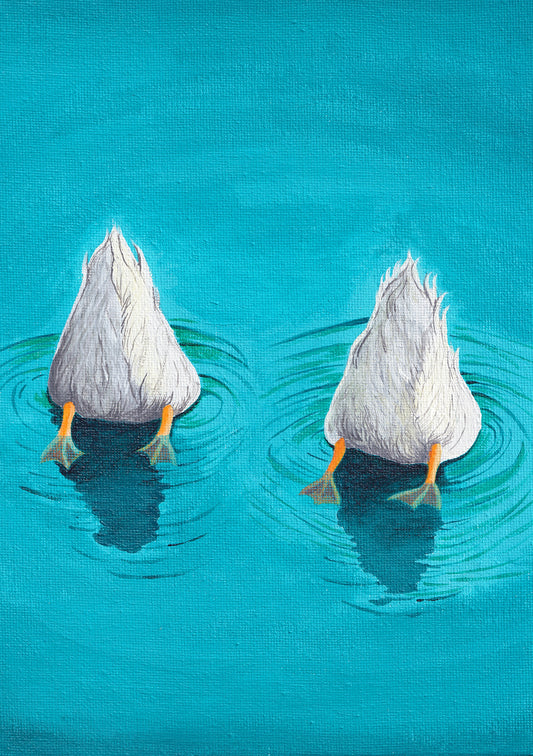 Bottoms up 2.0 A5 Fine Art Print